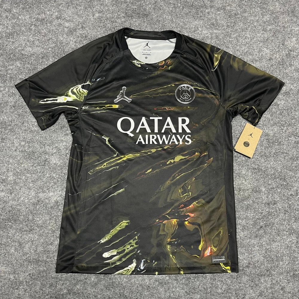 Paris Saint-Germain PSG Jersey Men Medium Jordan Stadium Night Edition Blokecore